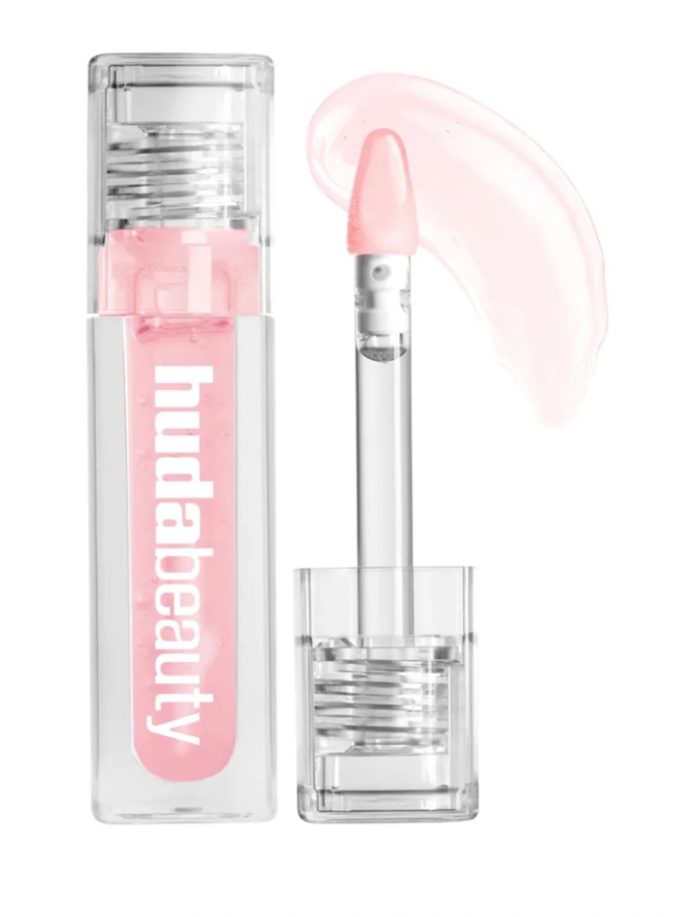 NEW HUDA BEAUTY  Faux Filler Ultra-Hydrating Tinted Jelly Lip Oil Juicy Pink Lad